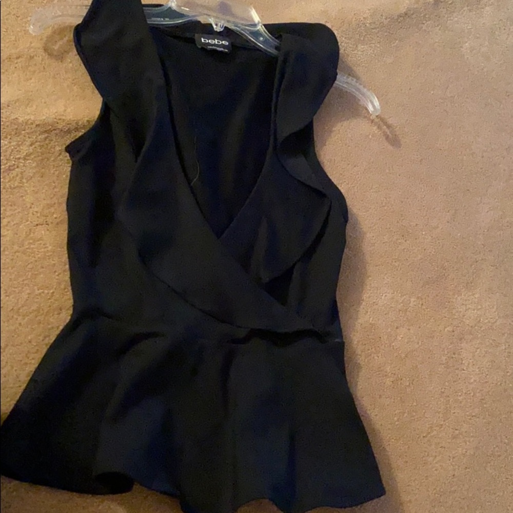 Bebe peplum top